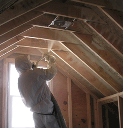 Charlotte NC attic spray foam insulation